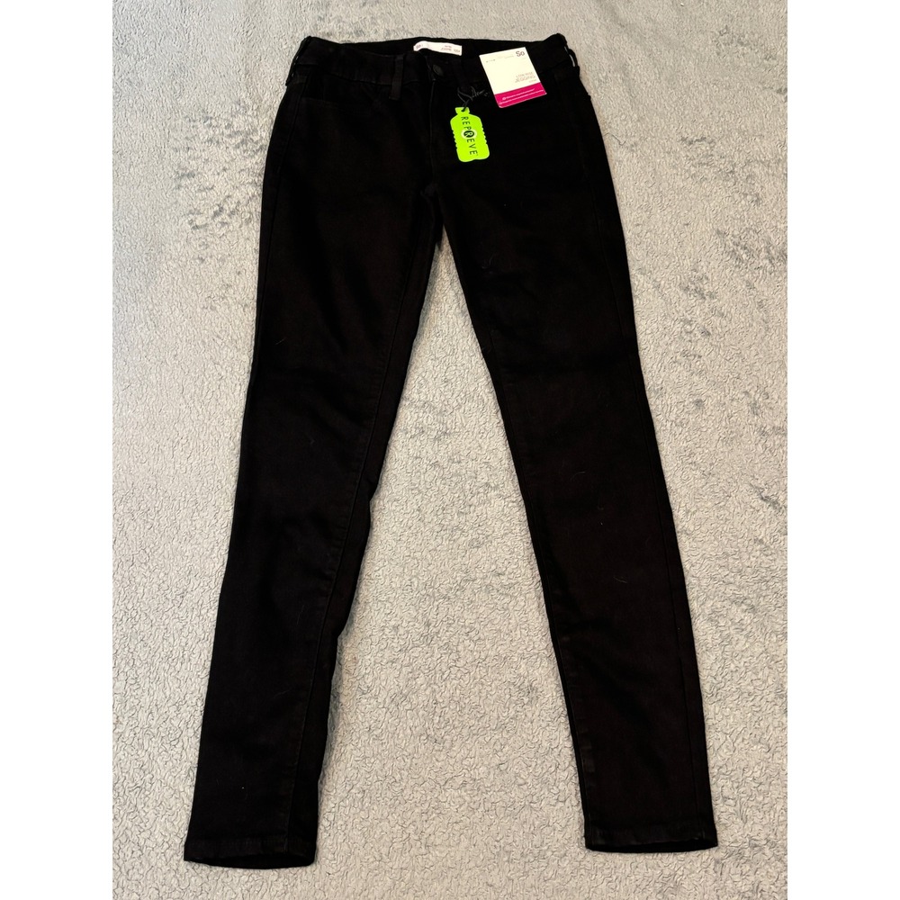 SO Low Rise Jegging Black Stretch Skinny Denim Jeans Size 1/25W JG73D007RW